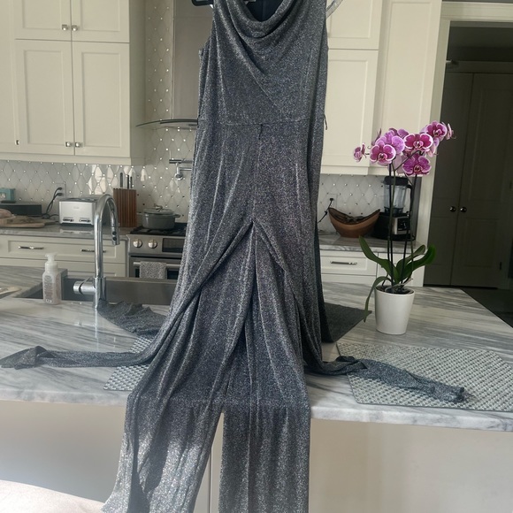 ALGO Holiday wear a shimmering shining vintage jumpsuit size 12 it’s fabulous💎 - Picture 6 of 16